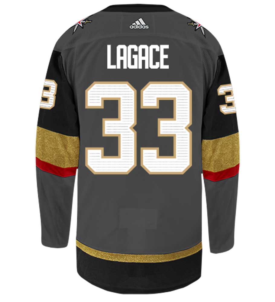 Maxime Lagace Vegas Golden Knights Adidas Authentic Home NHL Hockey Jersey