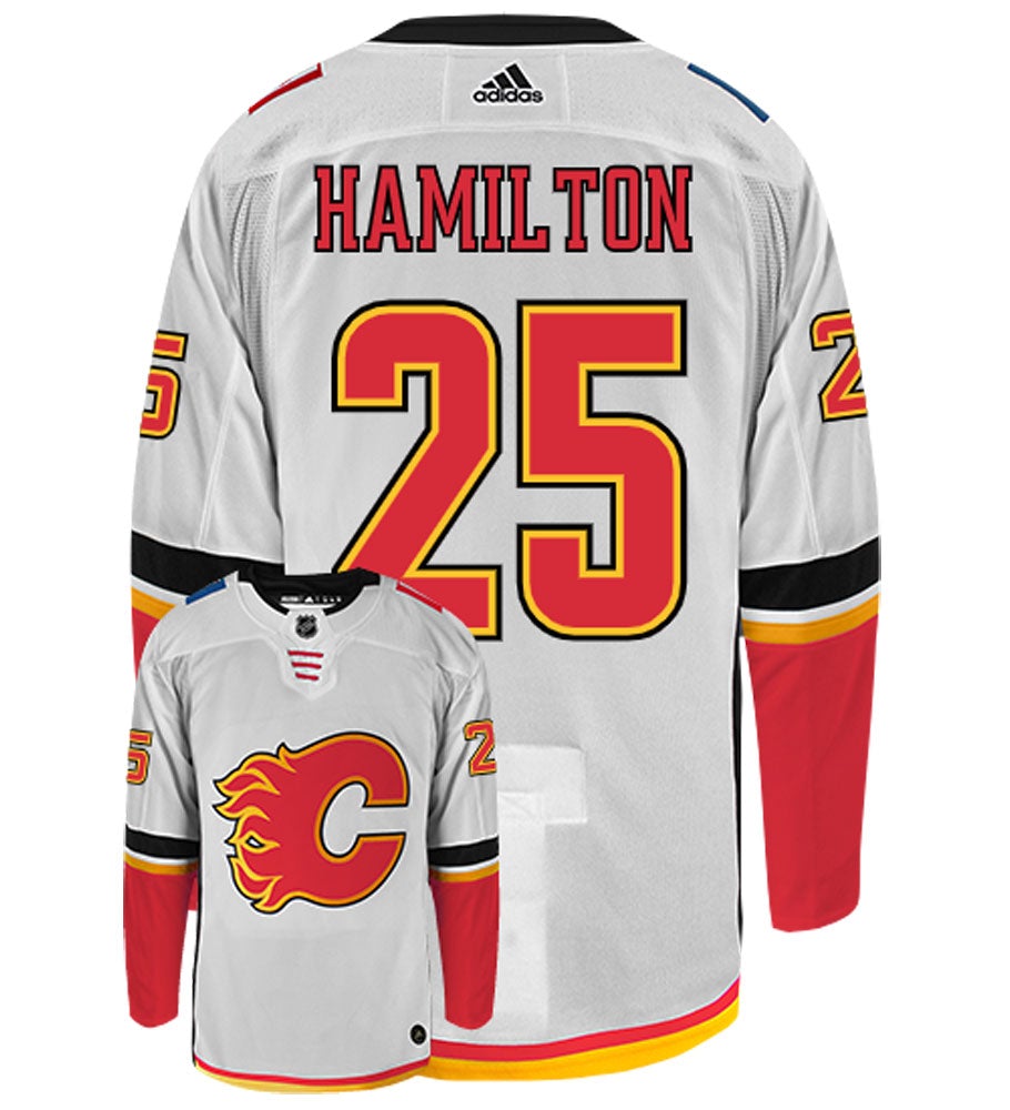 Freddie Hamilton Calgary Flames Adidas Authentic Away NHL Hockey Jersey