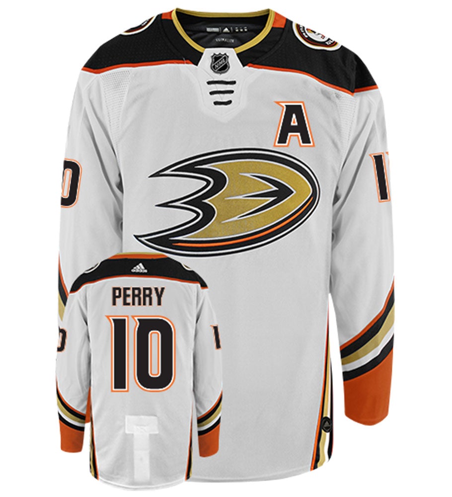 Corey Perry Anaheim Ducks Adidas Authentic Away NHL Hockey Jersey
