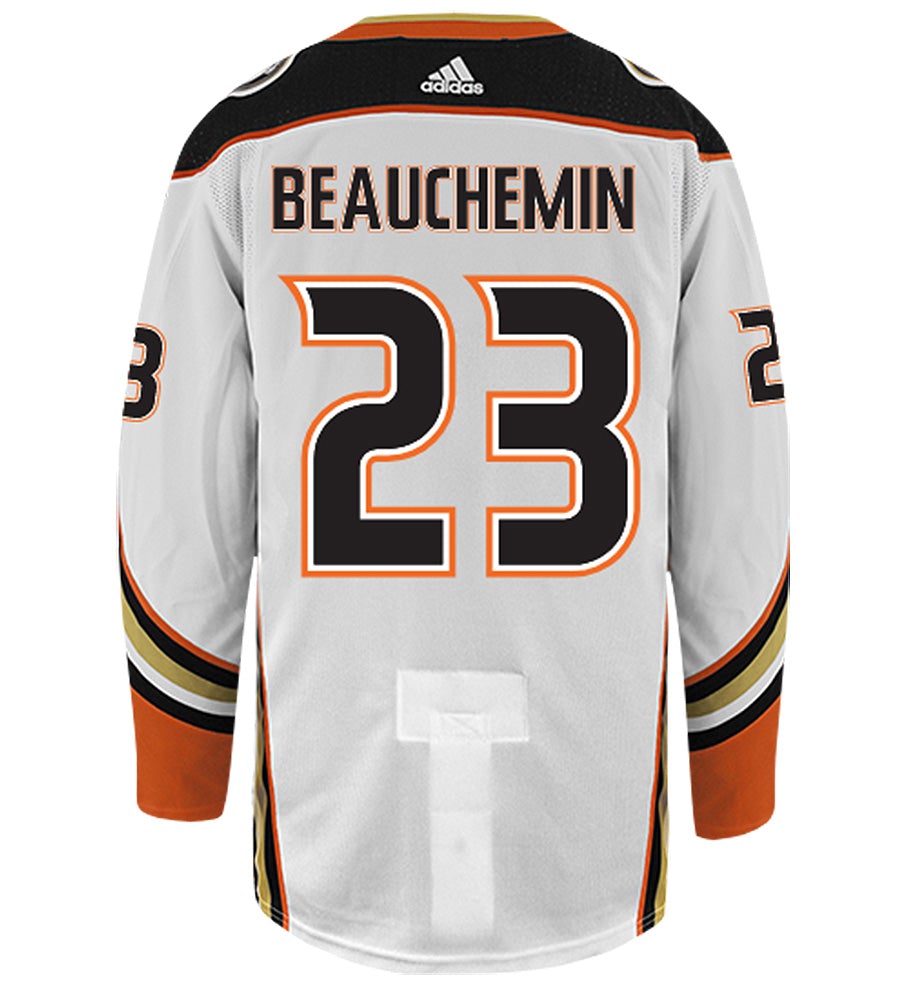 Francois Beauchemin Anaheim Ducks Adidas Authentic Away NHL Hockey Jersey