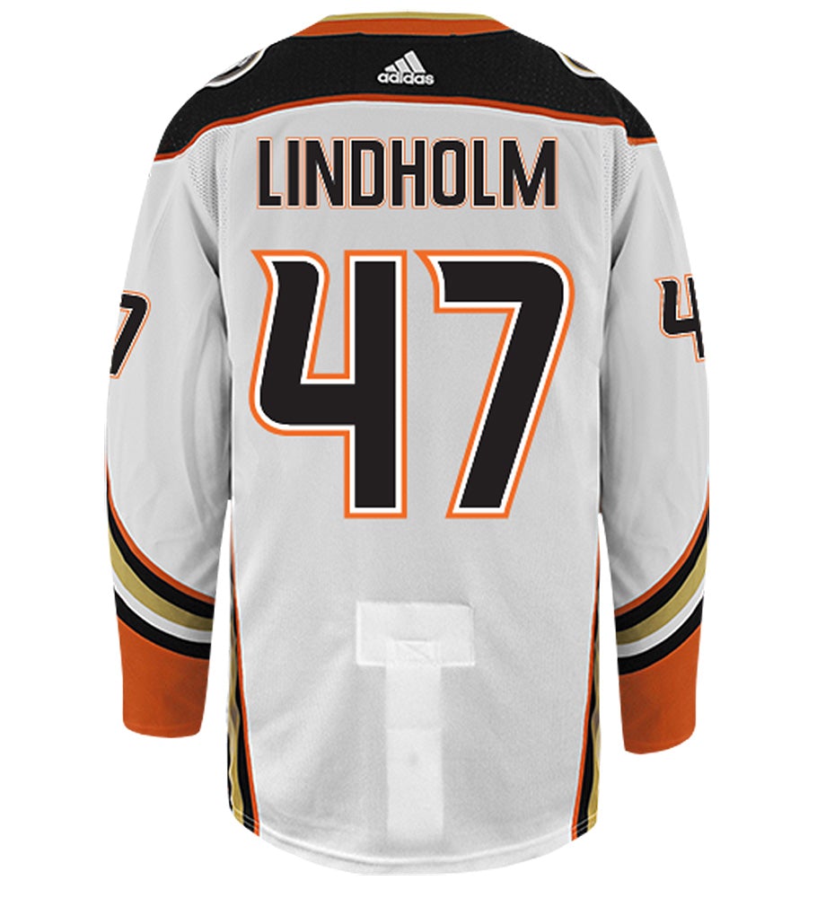 Hampus Lindholm Anaheim Ducks Adidas Authentic Away NHL Hockey Jersey