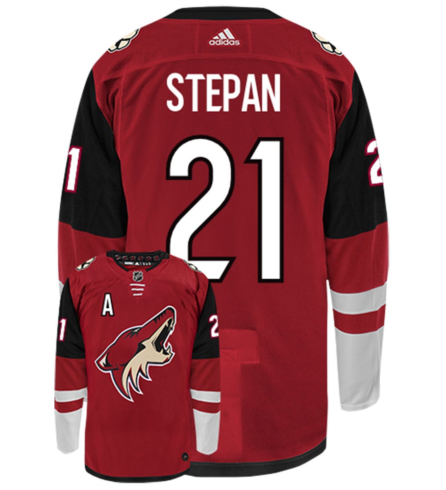 Derek Stepan Arizona Coyotes Adidas Authentic Home NHL Hockey Jersey