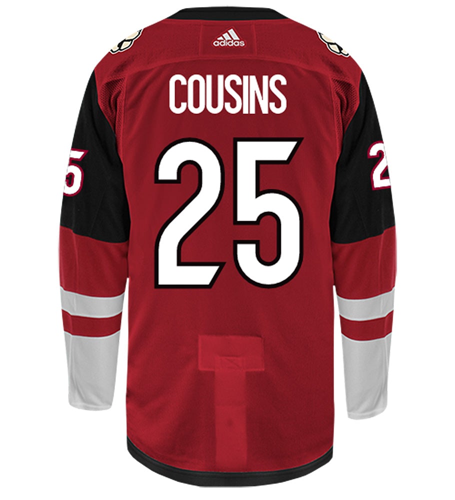Nick Cousins Arizona Coyotes Adidas Authentic Home NHL Hockey Jersey