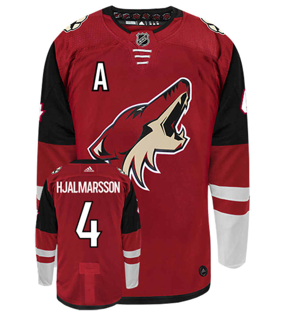 Niklas Hjalmarsson Arizona Coyotes Adidas Authentic Home NHL Hockey Jersey