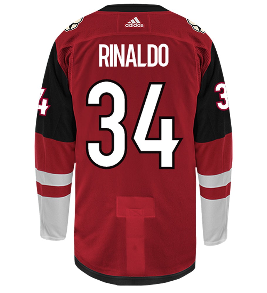 Zac Rinaldo Arizona Coyotes Adidas Authentic Home NHL Hockey Jersey