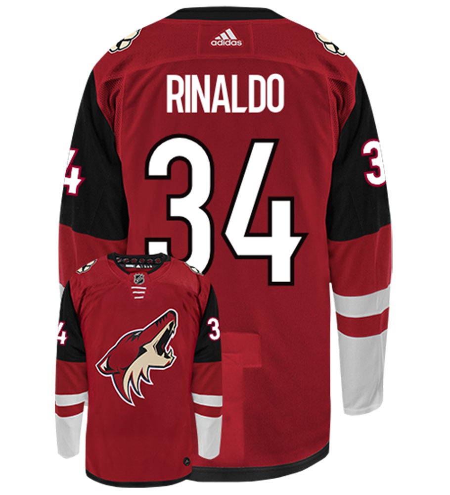 Zac Rinaldo Arizona Coyotes Adidas Authentic Home NHL Hockey Jersey