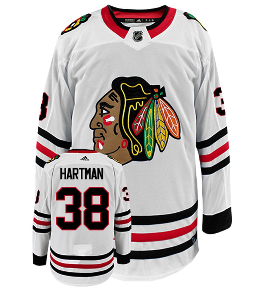 Ryan Hartman Chicago Blackhawks Adidas Authentic Away NHL Hockey Jersey