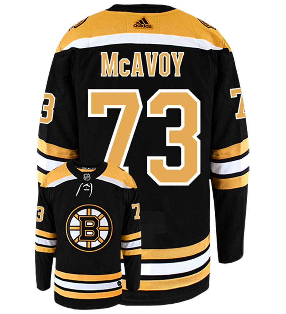 Charlie McAvoy Boston Bruins Adidas Authentic Home NHL Hockey Jersey