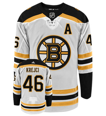 Adidas Boston Bruins No46 David Krejci White Authentic 2019 Winter Classic Stanley Cup Final Bound Women's Stitched NHL Jersey