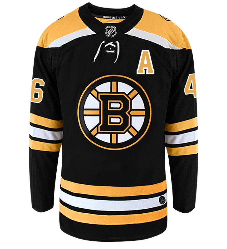 David Krejci Boston Bruins Adidas Authentic Home NHL Hockey Jersey