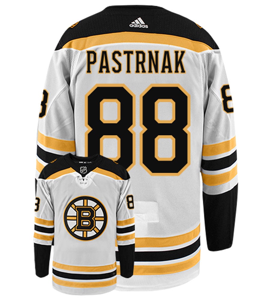 David Pastrnak Boston Bruins Adidas Authentic Away NHL Hockey Jersey