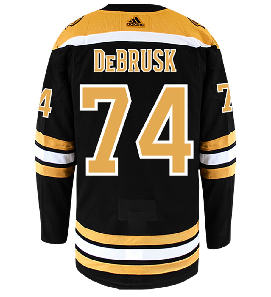 Jake DeBrusk Boston Bruins Adidas Authentic Home NHL Hockey Jersey