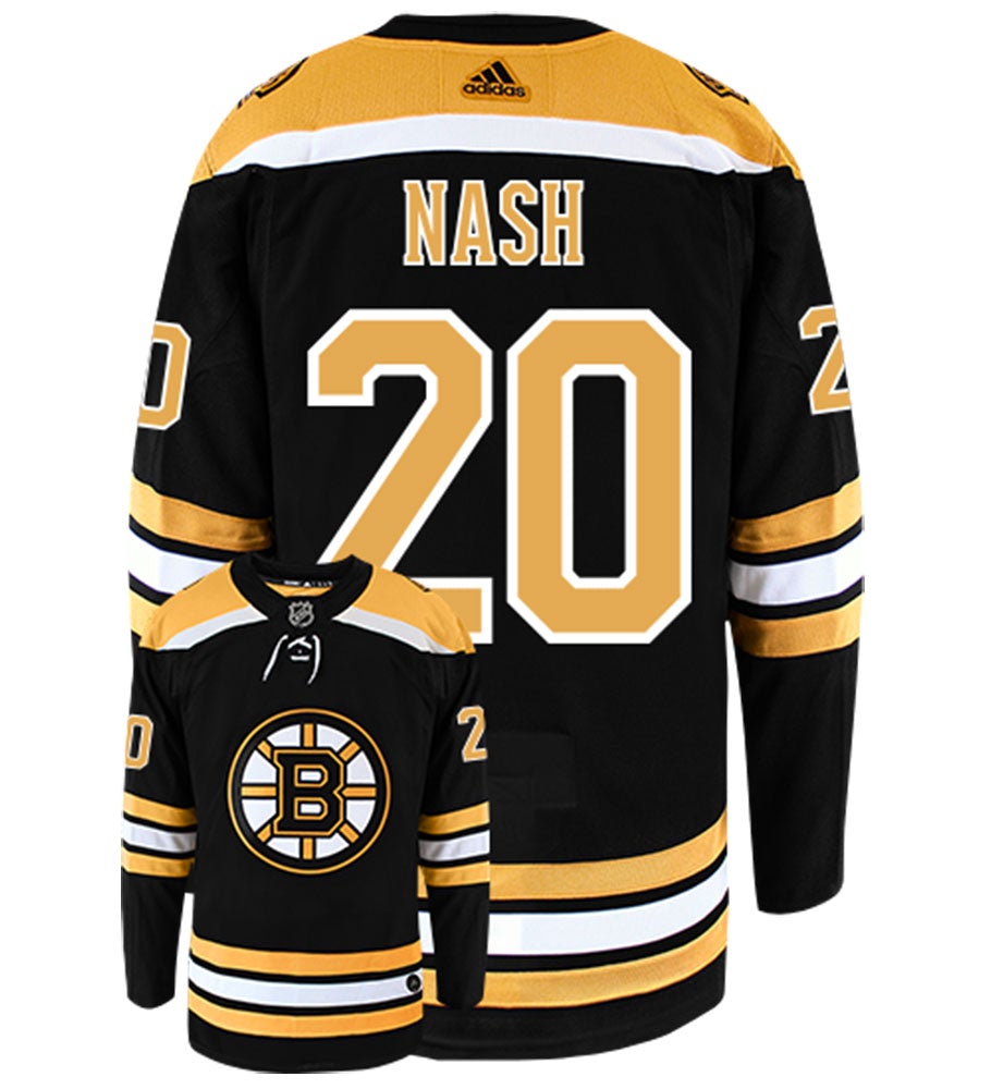 Riley Nash Boston Bruins Adidas Authentic Home NHL Hockey Jersey