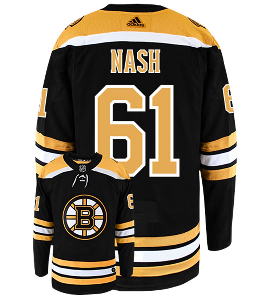 Rick Nash Boston Bruins Adidas Authentic Home NHL Hockey Jersey