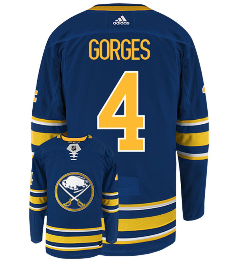 Josh Gorges Buffalo Sabres Adidas Authentic Home NHL Hockey Jersey