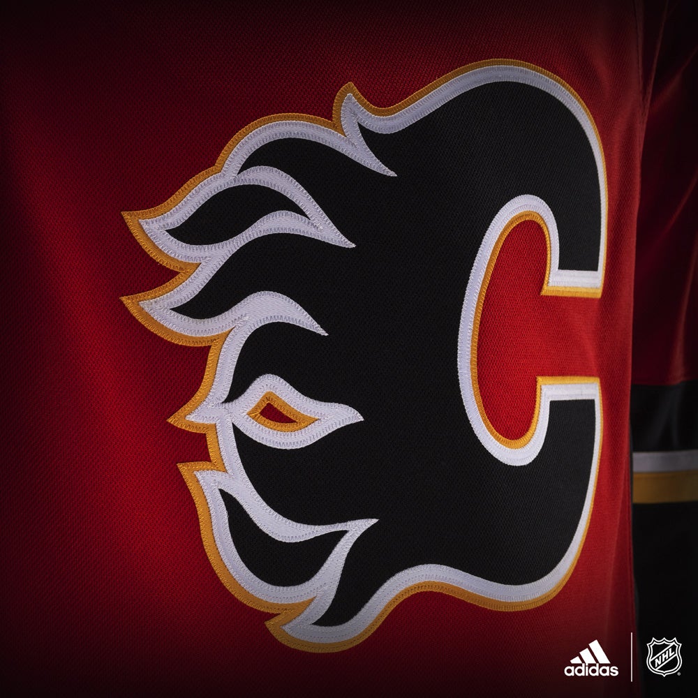 Calgary Flames Adidas Authentic Third Alternate Jersey