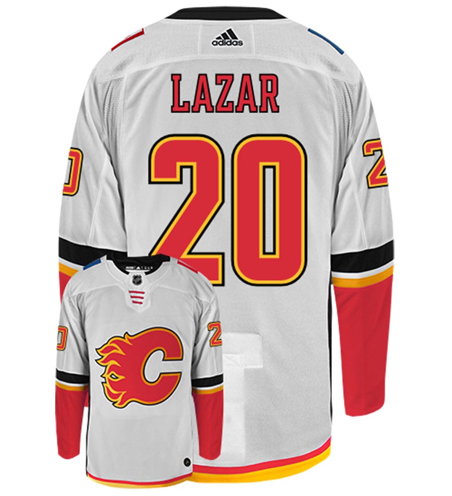 Adidas Calgary Flames No20 Curtis Lazar Black Authentic Classic Stitched NHL Jersey