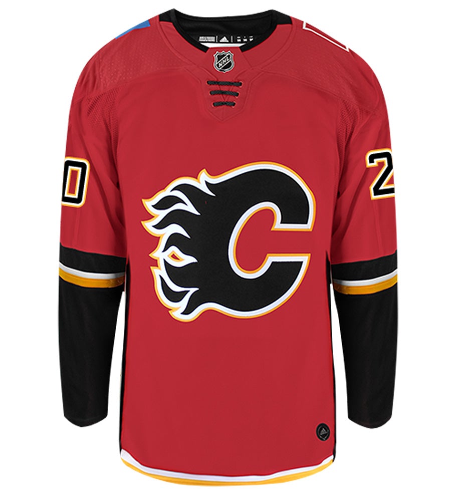 Curtis Lazar Calgary Flames Adidas Authentic Home NHL Hockey Jersey