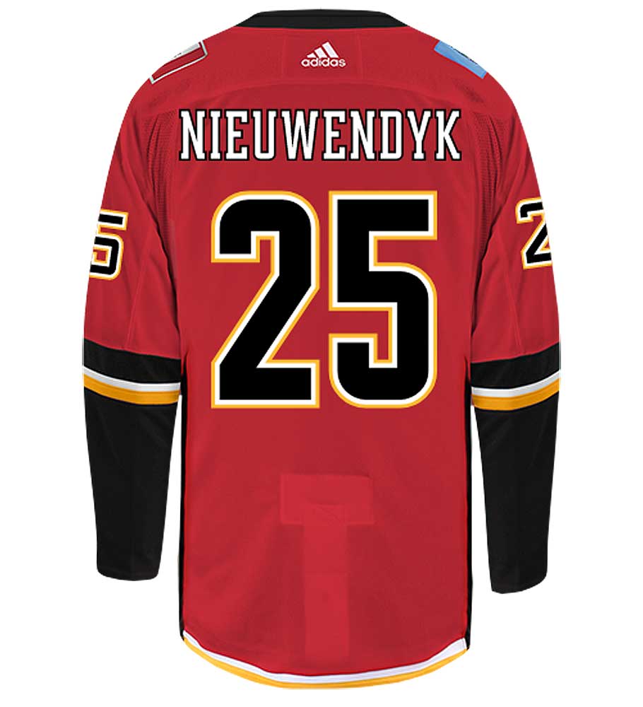 Joe Nieuwendyk Calgary Flames Adidas Authentic Home NHL Vintage Hockey Jersey