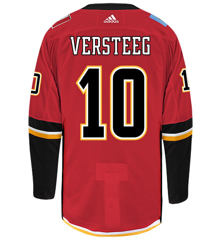 Kris Versteeg Calgary Flames Adidas Authentic Home NHL Hockey Jersey