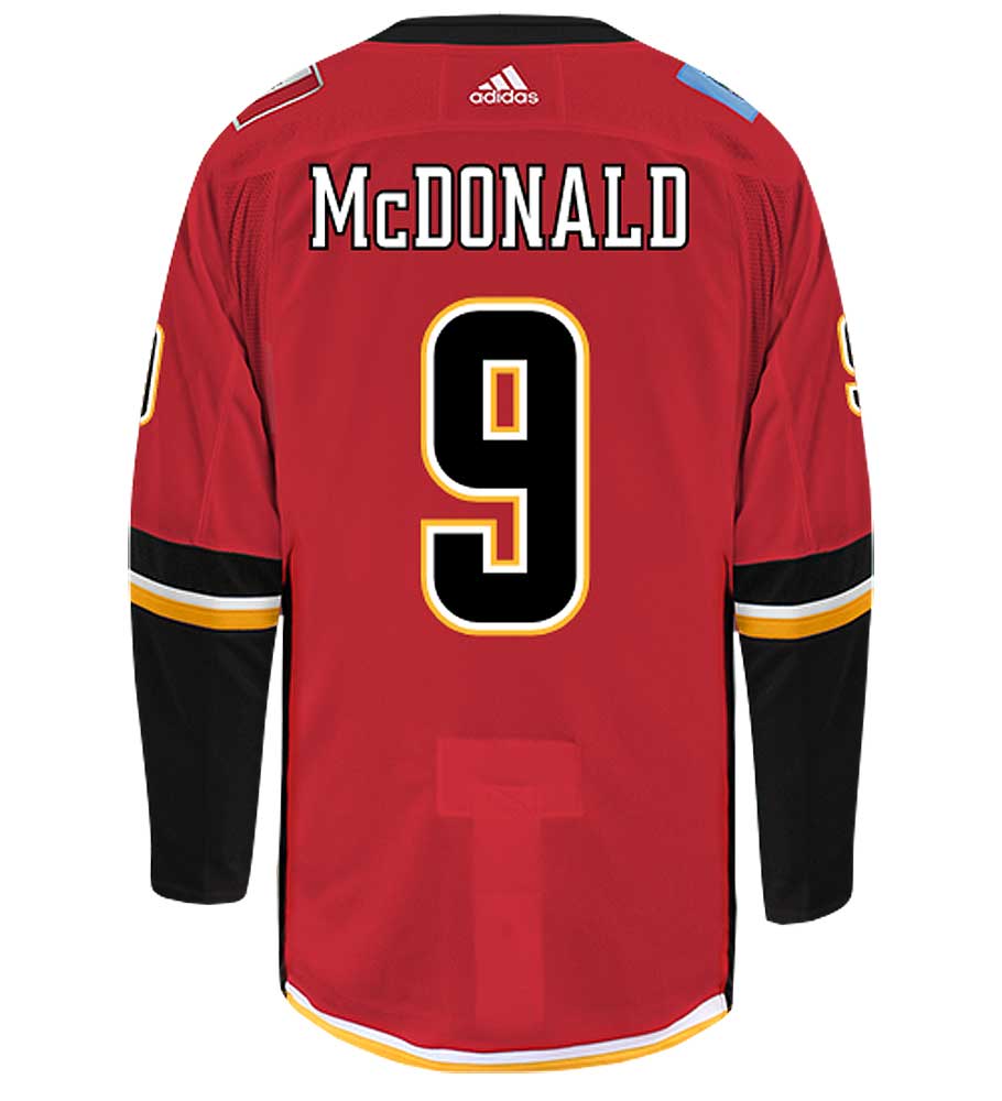 Lanny McDonald Calgary Flames Adidas Authentic Home NHL Vintage Hockey Jersey