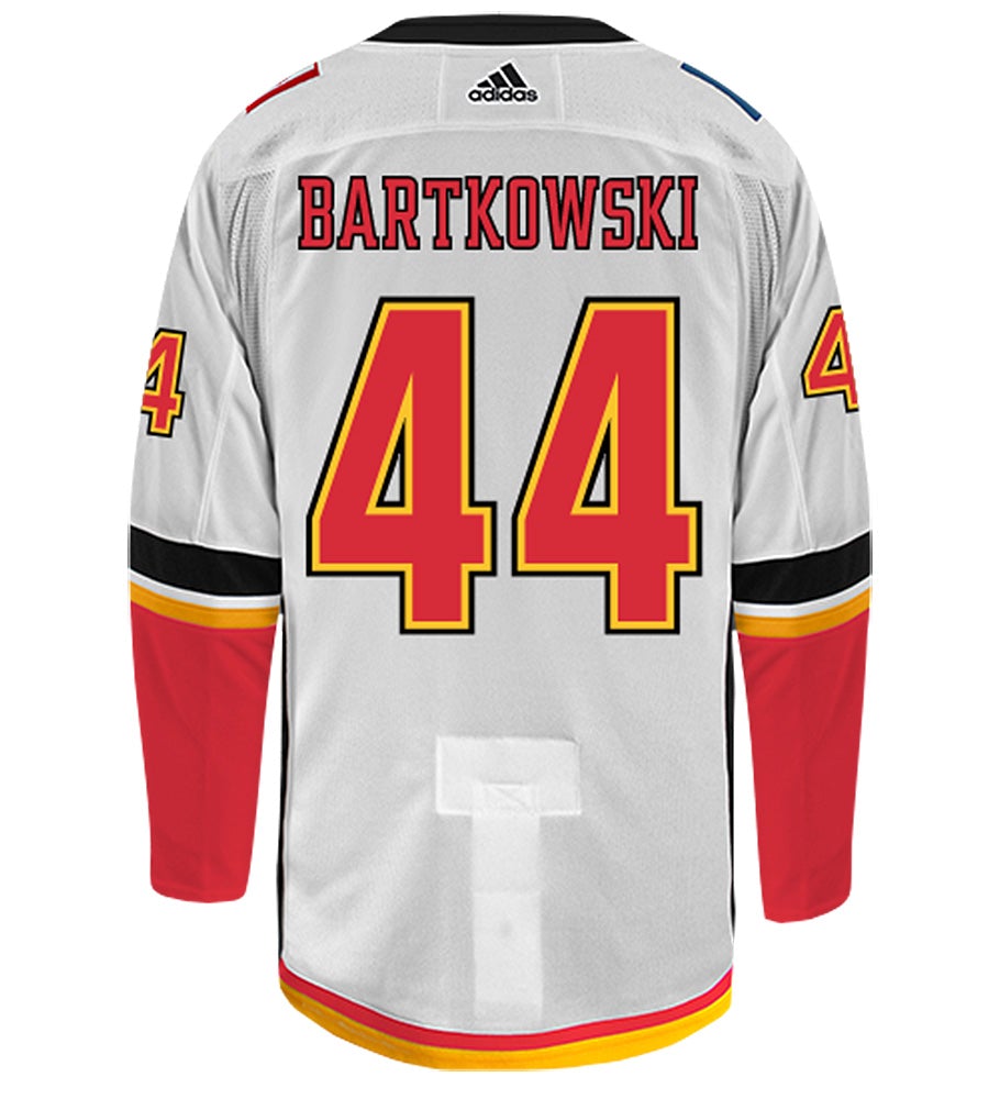 Matt Bartkowski Calgary Flames Adidas Authentic Away NHL Hockey Jersey