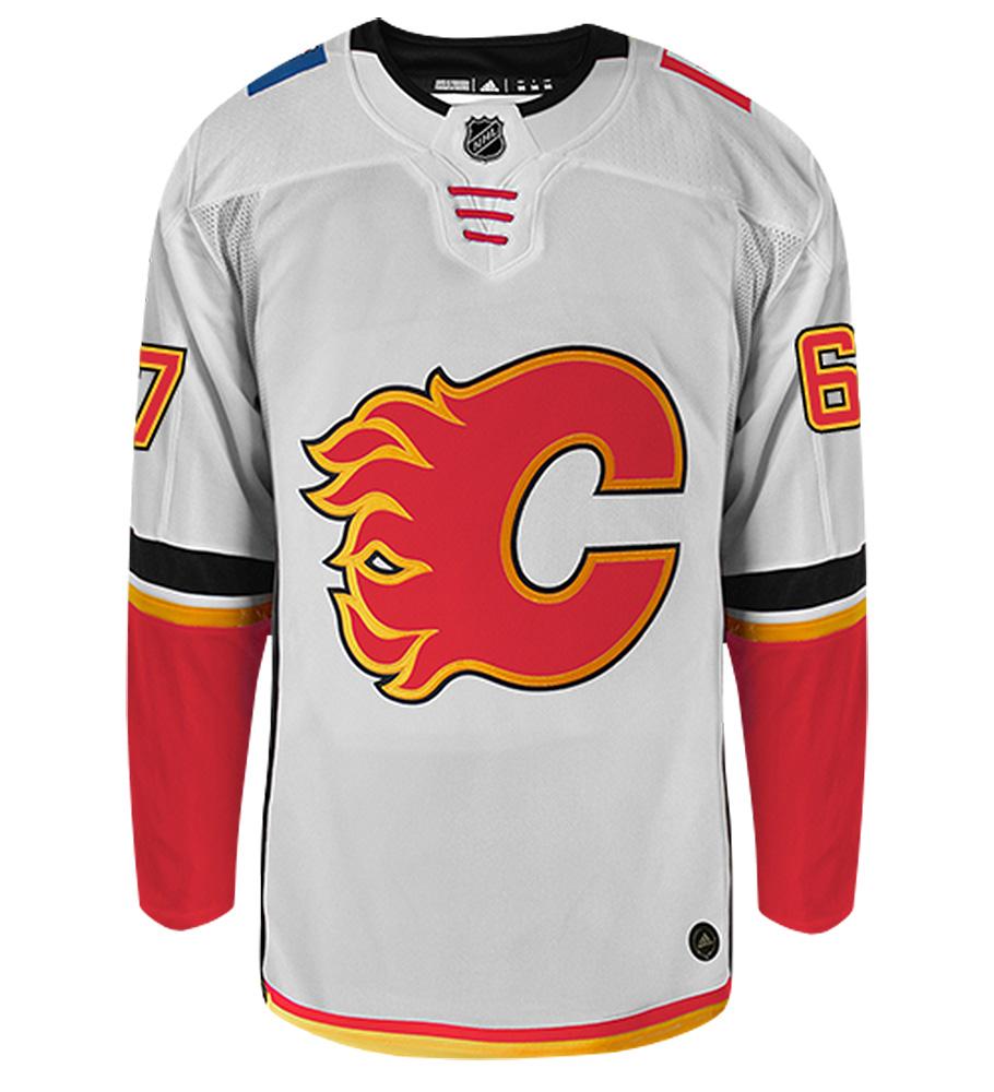 Michael Frolik Calgary Flames Adidas Authentic Away NHL Hockey Jersey