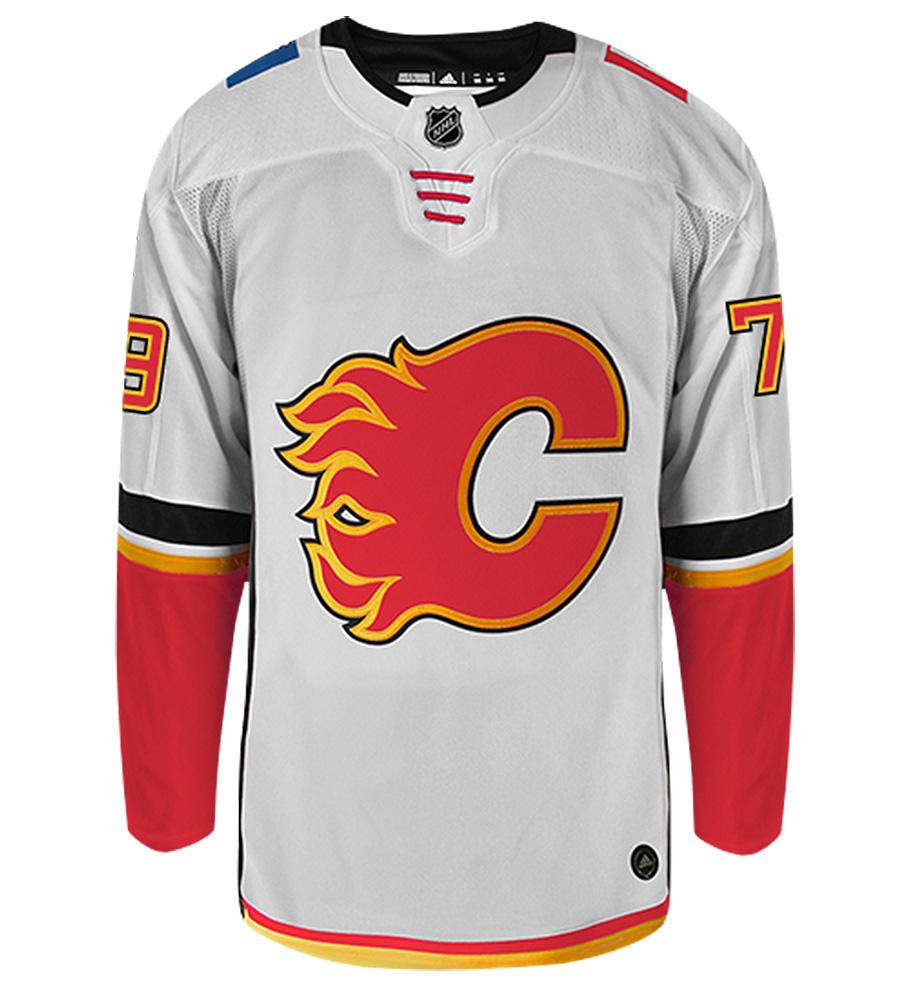 Michael Ferland Calgary Flames Adidas Authentic Away NHL Hockey Jersey