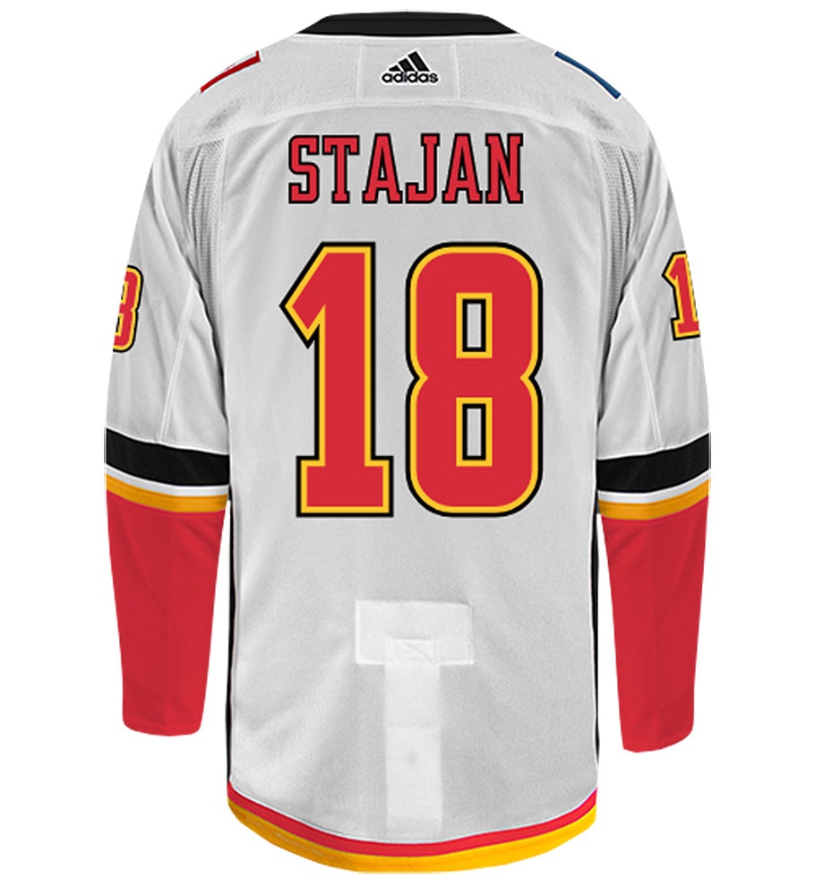 Matt Stajan Calgary Flames Adidas Authentic Away NHL Hockey Jersey