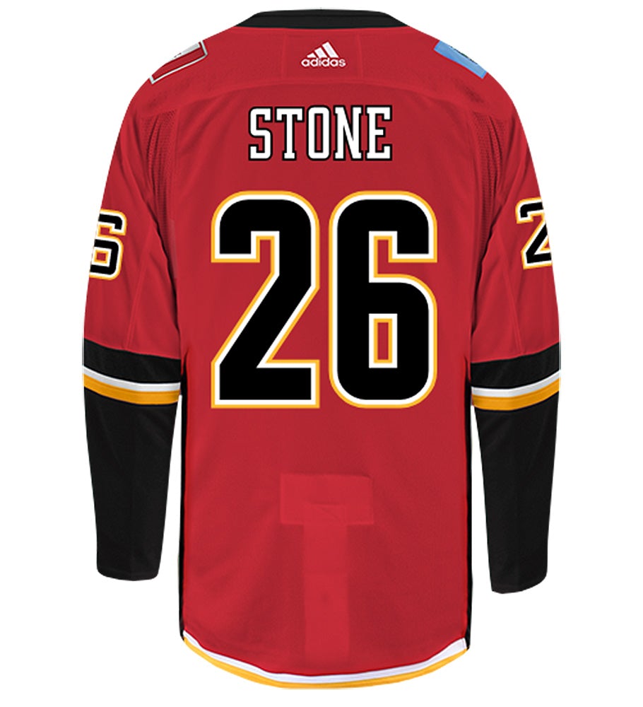 Michael Stone Calgary Flames Adidas Authentic Home NHL Hockey Jersey