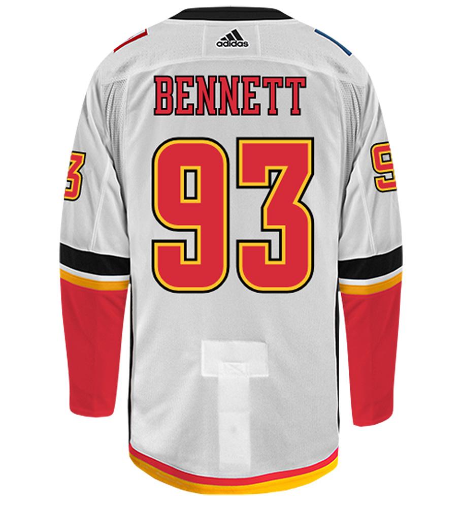 Sam Bennett Calgary Flames Adidas Authentic Away NHL Hockey Jersey