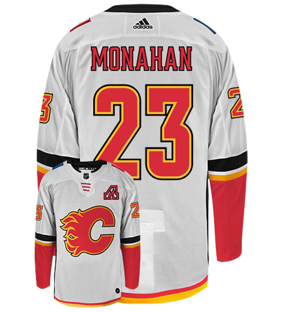Sean Monahan Calgary Flames Adidas Authentic Away NHL Hockey Jersey