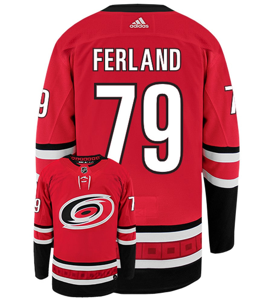 Micheal Ferland Carolina Hurricanes Adidas Authentic Home NHL Jersey