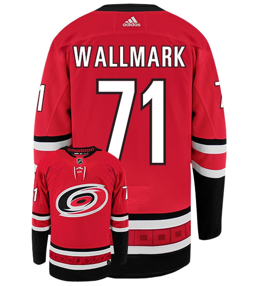 Lucas Wallmark Carolina Hurricanes Adidas Authentic Home NHL Jersey