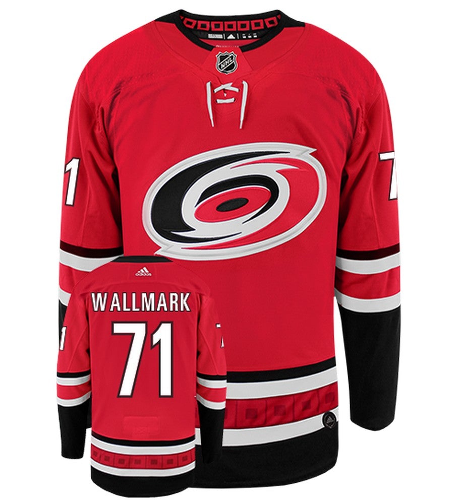 Lucas Wallmark Carolina Hurricanes Adidas Authentic Home NHL Jersey
