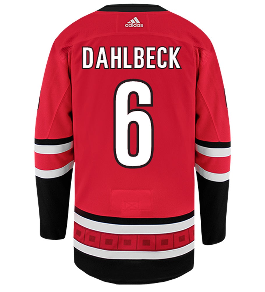 Klas Dahlbeck Carolina Hurricanes Adidas Authentic Home NHL Hockey Jersey