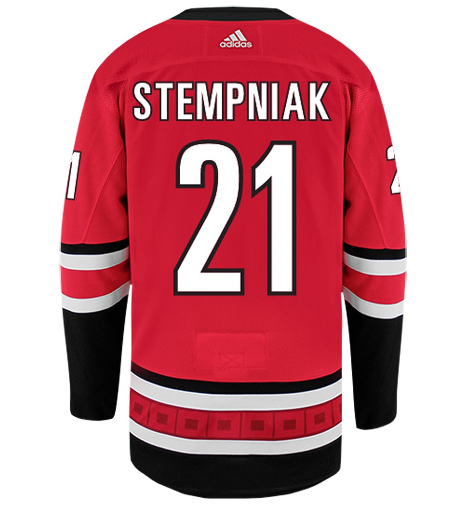 Lee Stempniak Carolina Hurricanes Adidas Authentic Home NHL Hockey Jersey