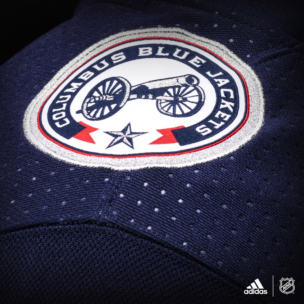 Columbus Blue Jackets  Adidas Authentic Home NHL Hockey Jersey