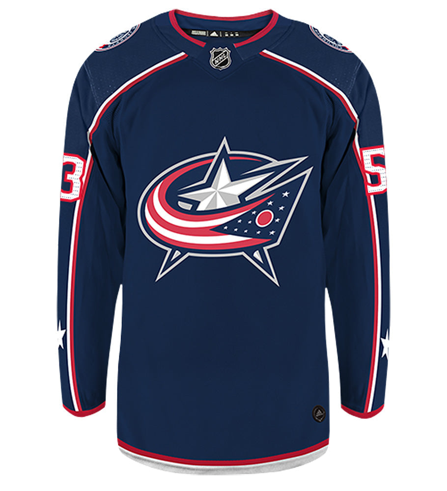 Gabriel Carlsson Columbus Blue Jackets  Adidas Authentic Home NHL Hockey Jersey