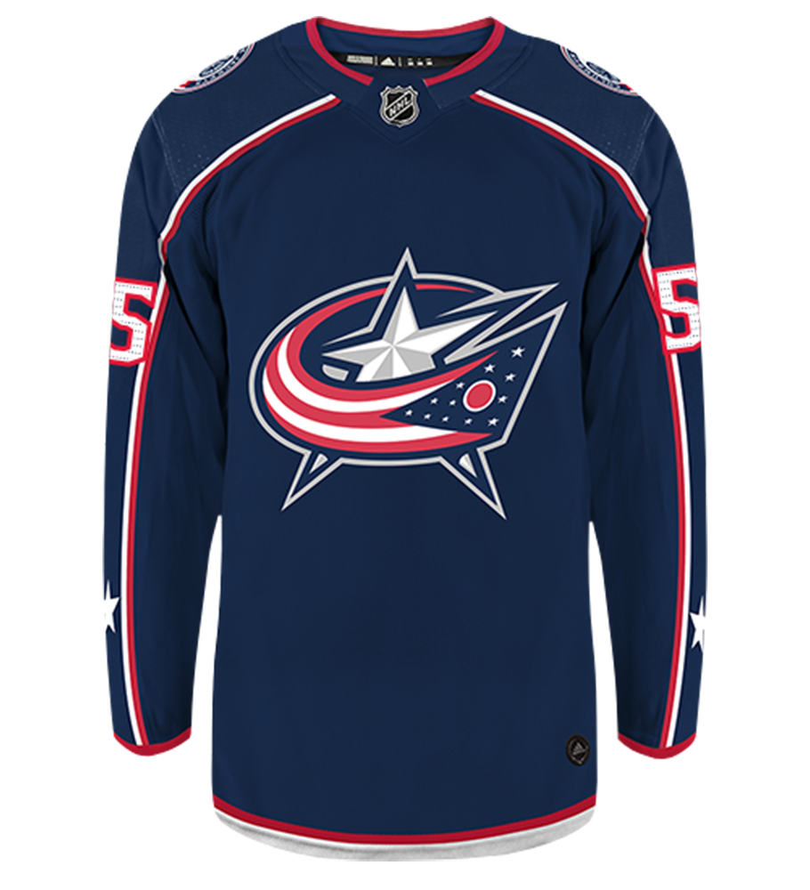 Mark Letestu Columbus Blue Jackets  Adidas Authentic Home NHL Hockey Jersey