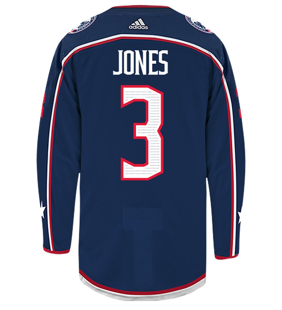 Seth Jones Columbus Blue Jackets  Adidas Authentic Home NHL Hockey Jersey