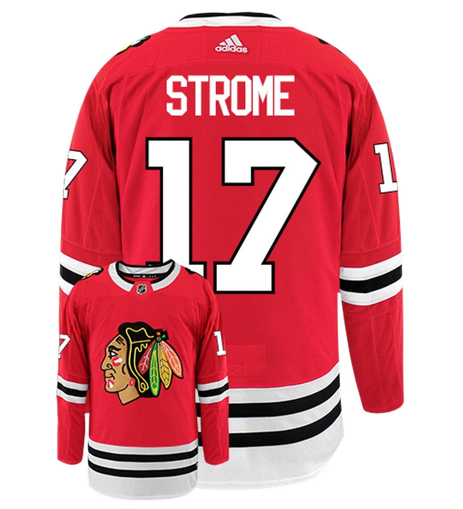 Dylan Strome Chicago Blackhawks Adidas Authentic Home NHL Jersey