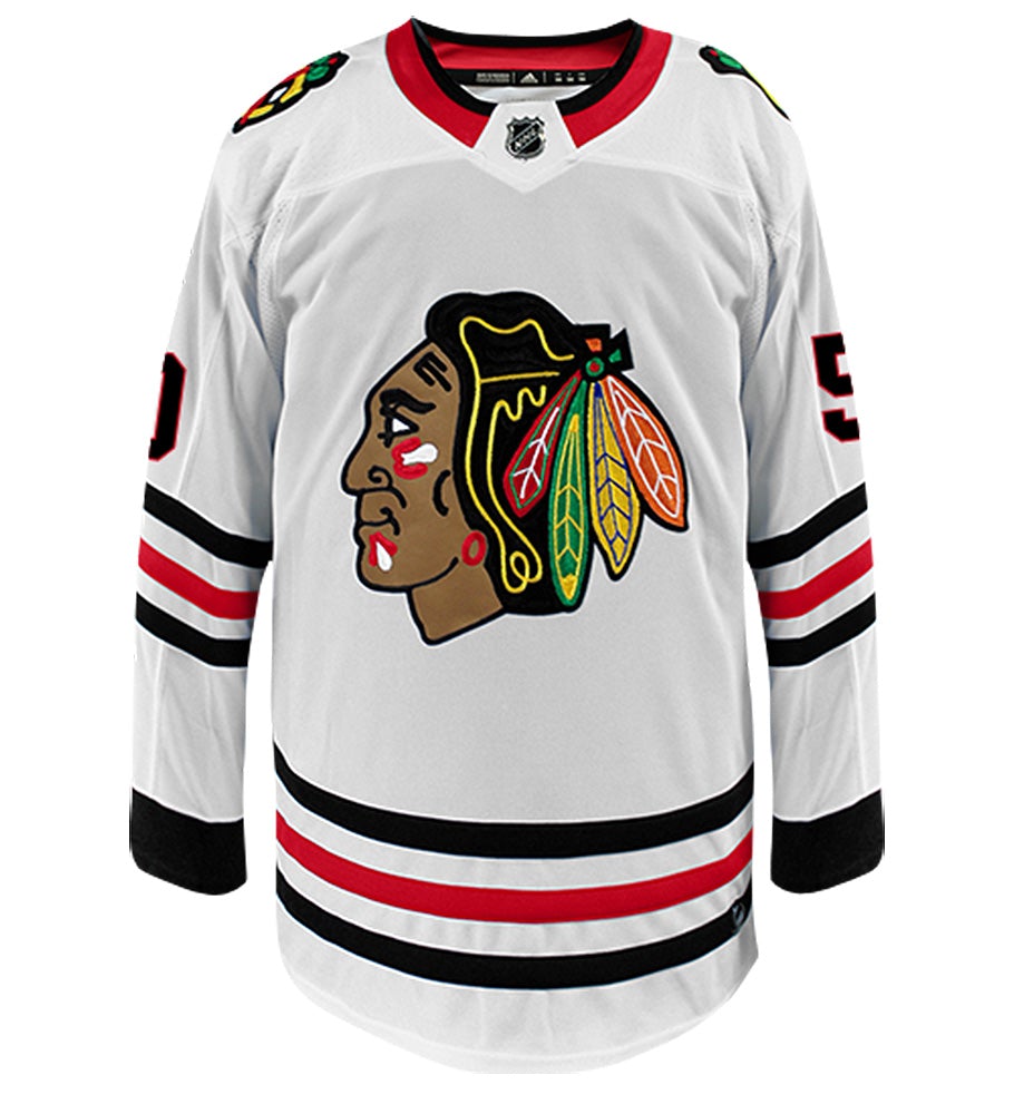 Corey Crawford Chicago Blackhawks Adidas Authentic Away NHL Hockey Jersey