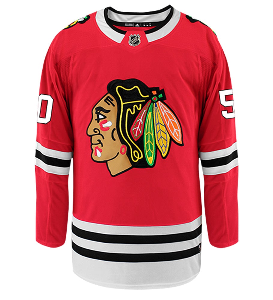 Corey Crawford Chicago Blackhawks Adidas Authentic Home NHL Hockey Jersey