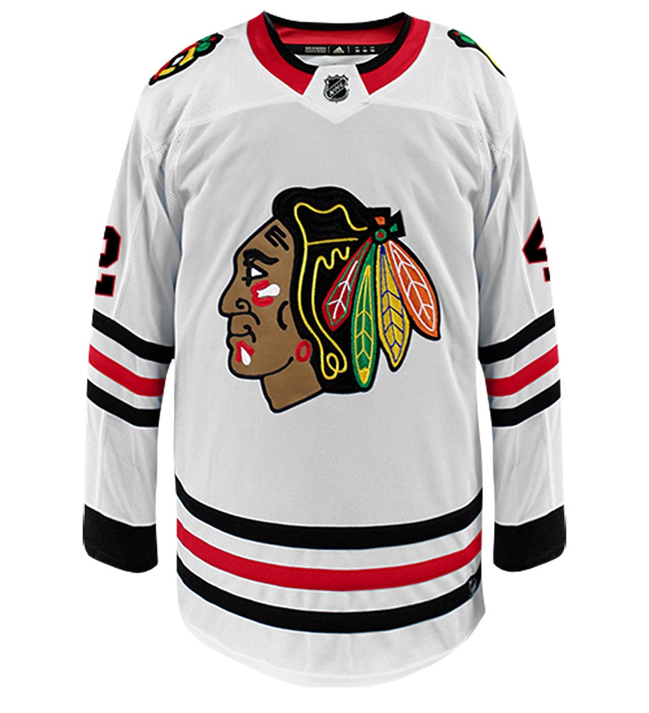 Gustav Forsling Chicago Blackhawks Adidas Authentic Away NHL Hockey Jersey