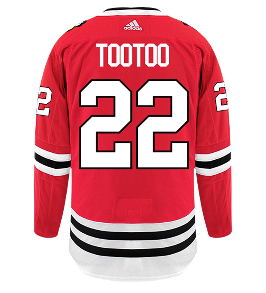 Jordin Tootoo Chicago Blackhawks Adidas Authentic Home NHL Hockey Jersey