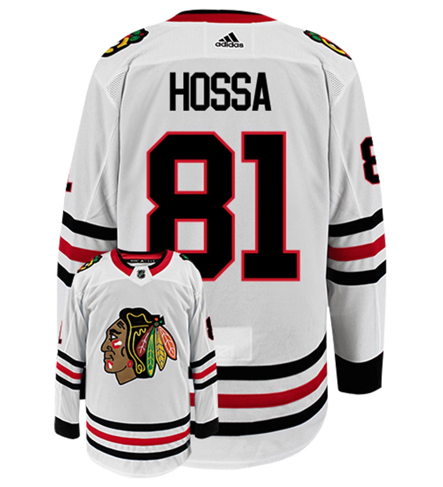 Marian Hossa Chicago Blackhawks Adidas Authentic Away NHL Hockey Jersey