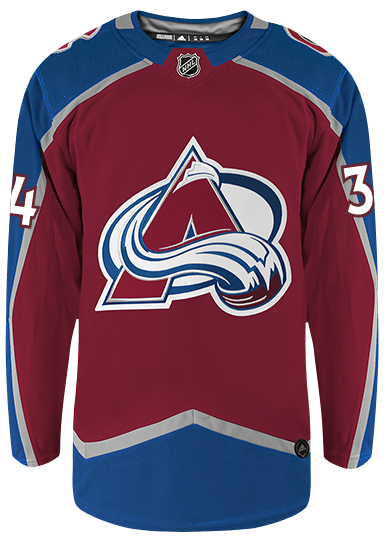 Carl Soderberg Colorado Avalanche Adidas Authentic Home NHL Hockey Jersey