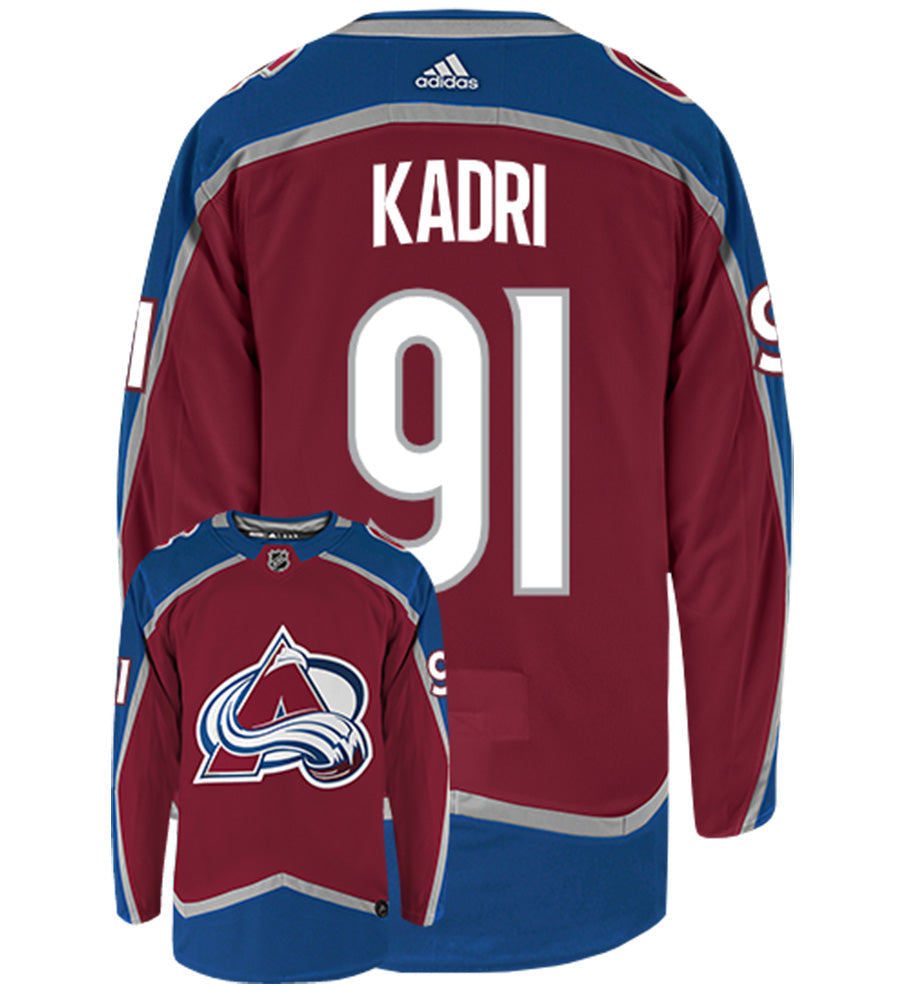 Nazem Kadri Colorado Avalanche Adidas Authentic Home NHL Hockey Jersey