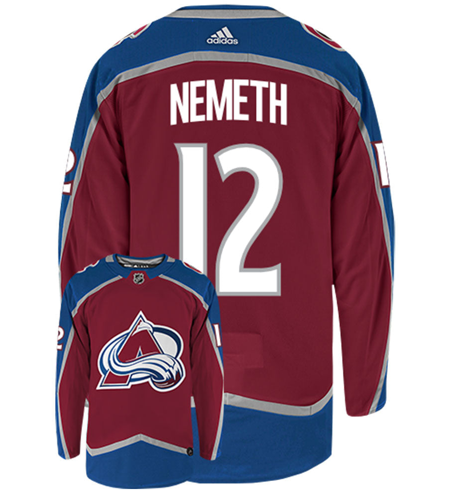 Patrik Nemeth Colorado Avalanche Adidas Authentic Home NHL Hockey Jersey